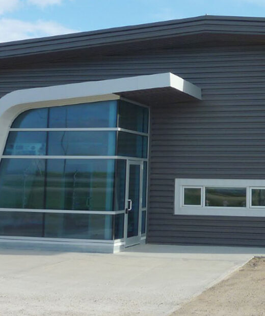 Arnasons Office Cladding Upgrade & Vestibule